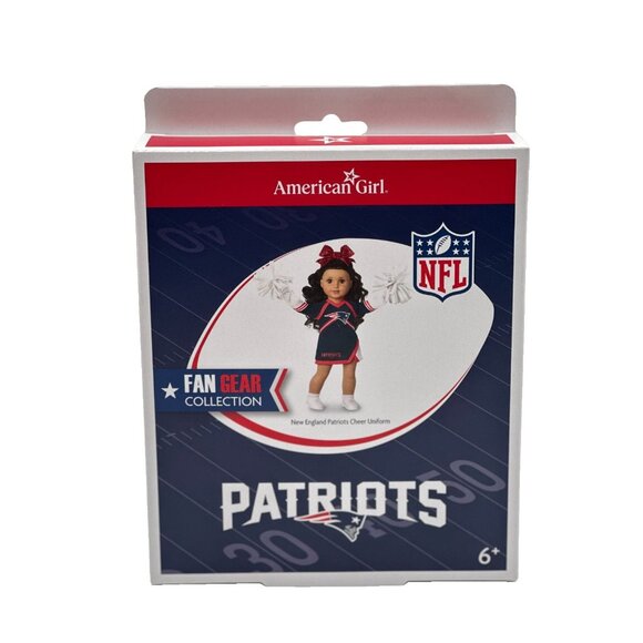 NIB American Girl 18" Doll Outfit New England Patriots Fan Gear Collection NFL - Picture 1 of 7